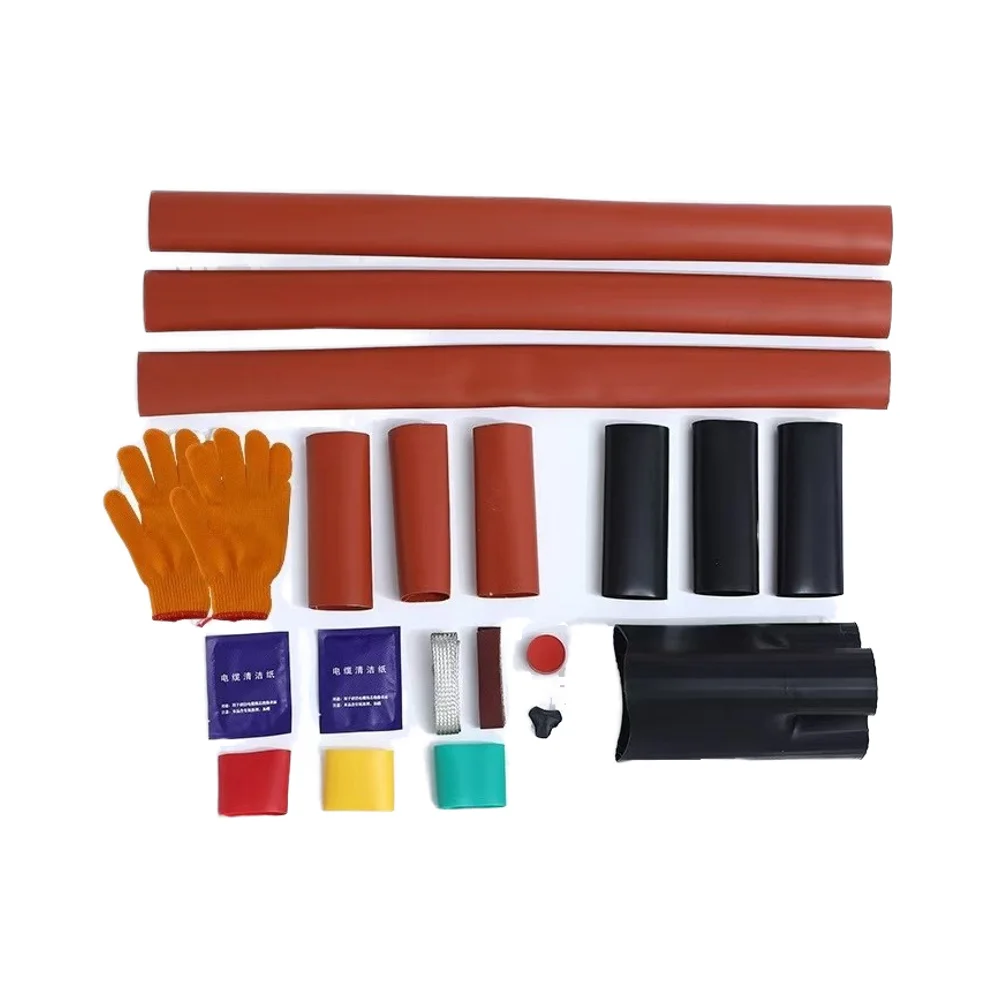 High Voltage 10KV Indoor 3-Core Heat Shrink Cable Termination Kit NSY-/3.1 Polyolefin Accessories supplier