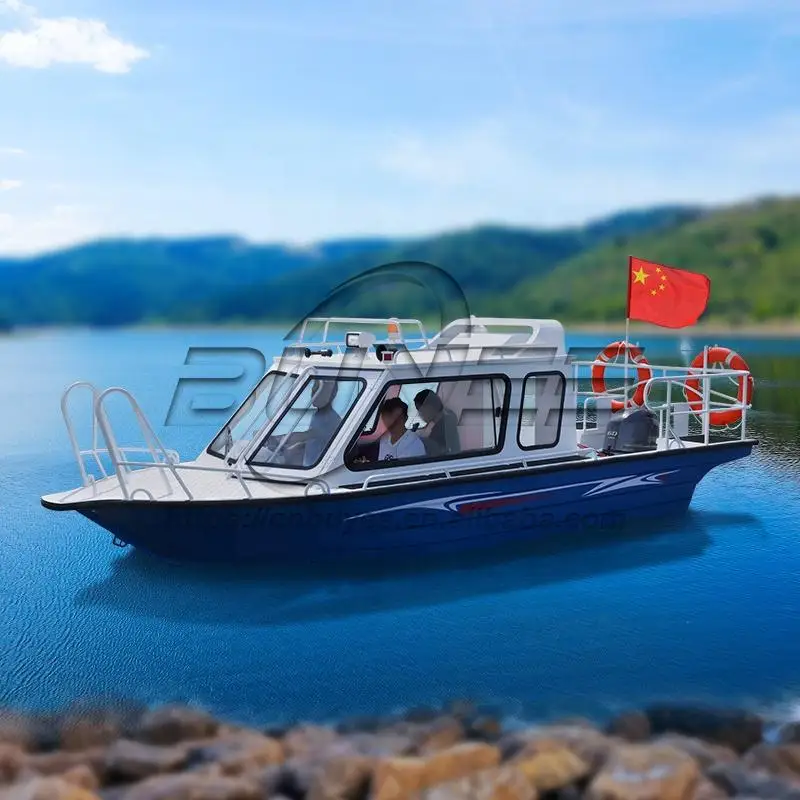 Новый дизайн 19ft алюминиевая яхта 5,5 м для отдыха и развлечений рыбацкая лодка для продажи