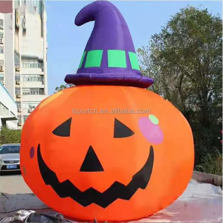 Giant Large Outdoor Led Light Head Ghost Halloween Themed Inflatables ...