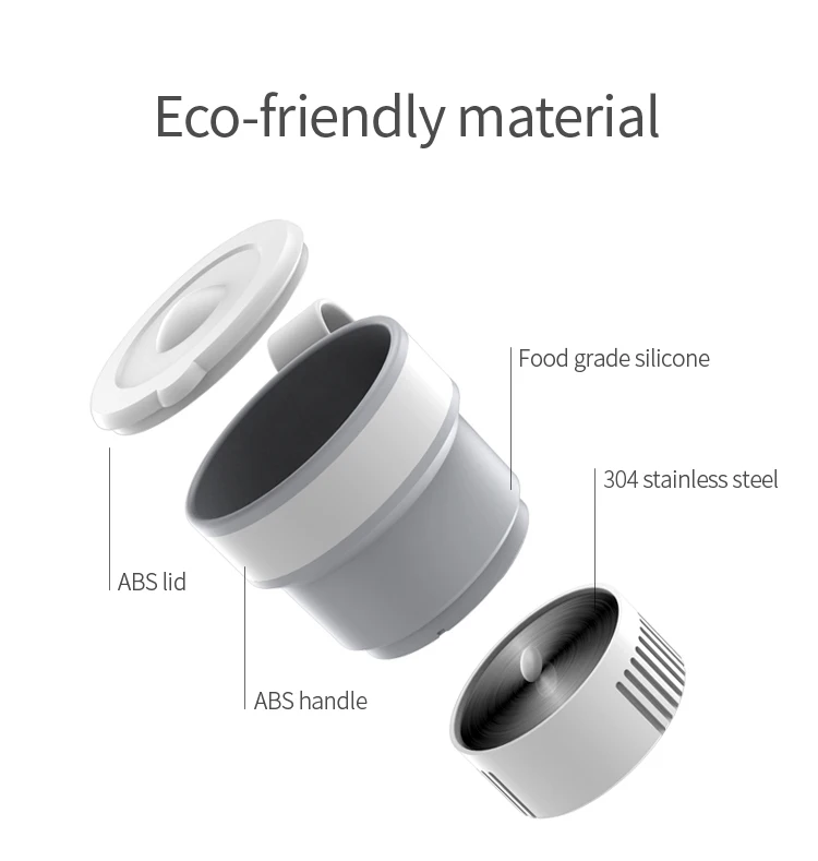 330ml Portable Foldable Wireless Auto Mixing Magnetic Mug Self Stirring Coffee Mug with Handle supplier