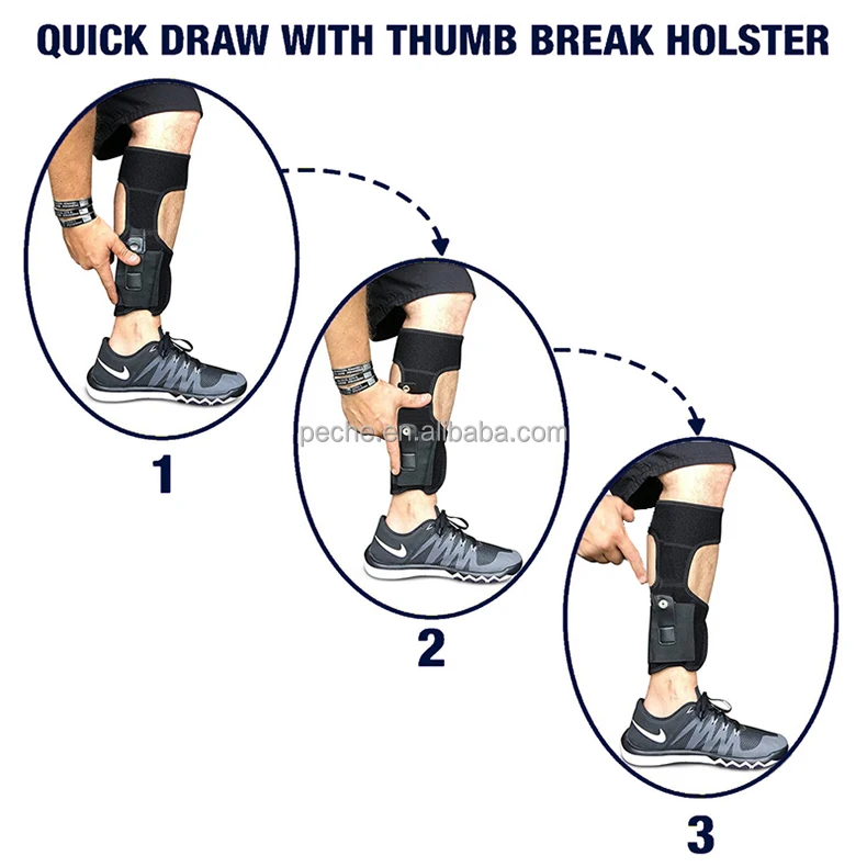 Oem Leg Thigh Holster Adjustable Neoprene Concealed Pouch Holder Bag