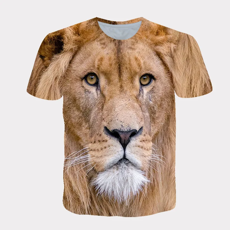 Bonito animal tigre pele 3d todo impresso camisa dos homens t