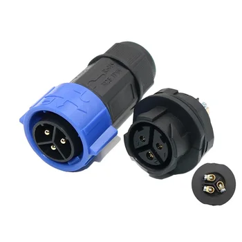 Wholesale Push Pull Locking Screw 3Pin LED Connector, 35A High Power LED Light Waterproof Connector