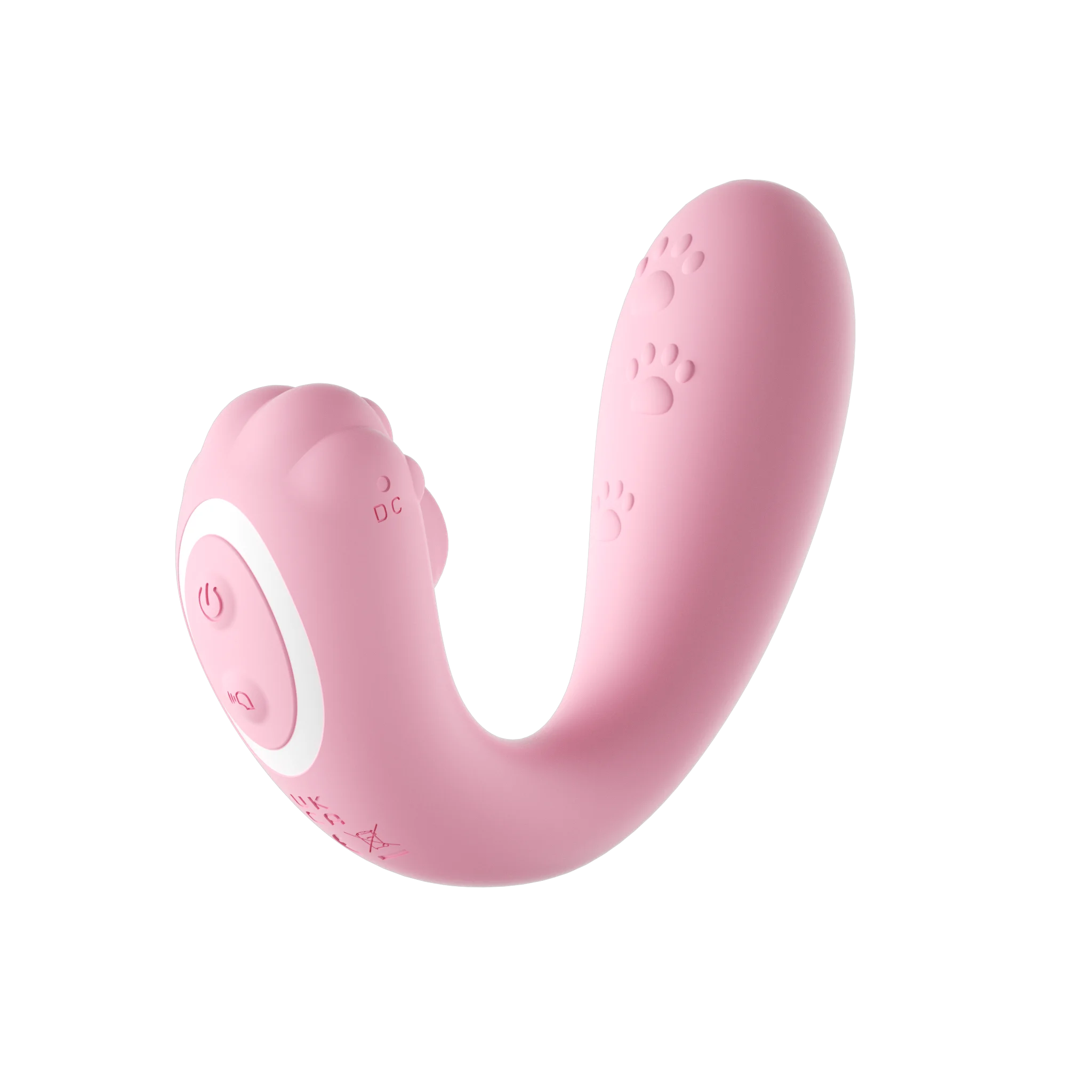 Features highlight showing 10-speed vibration and suction modes