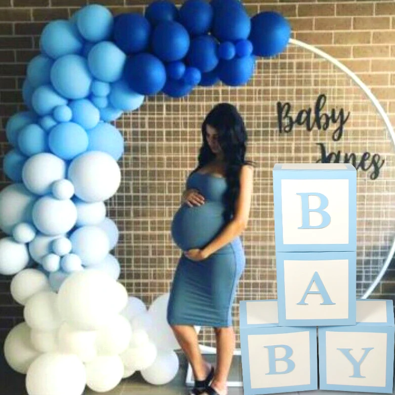 Декоративная Прозрачная Коробка для детской вечеринки картонная коробка Подарочная воздушных шаров