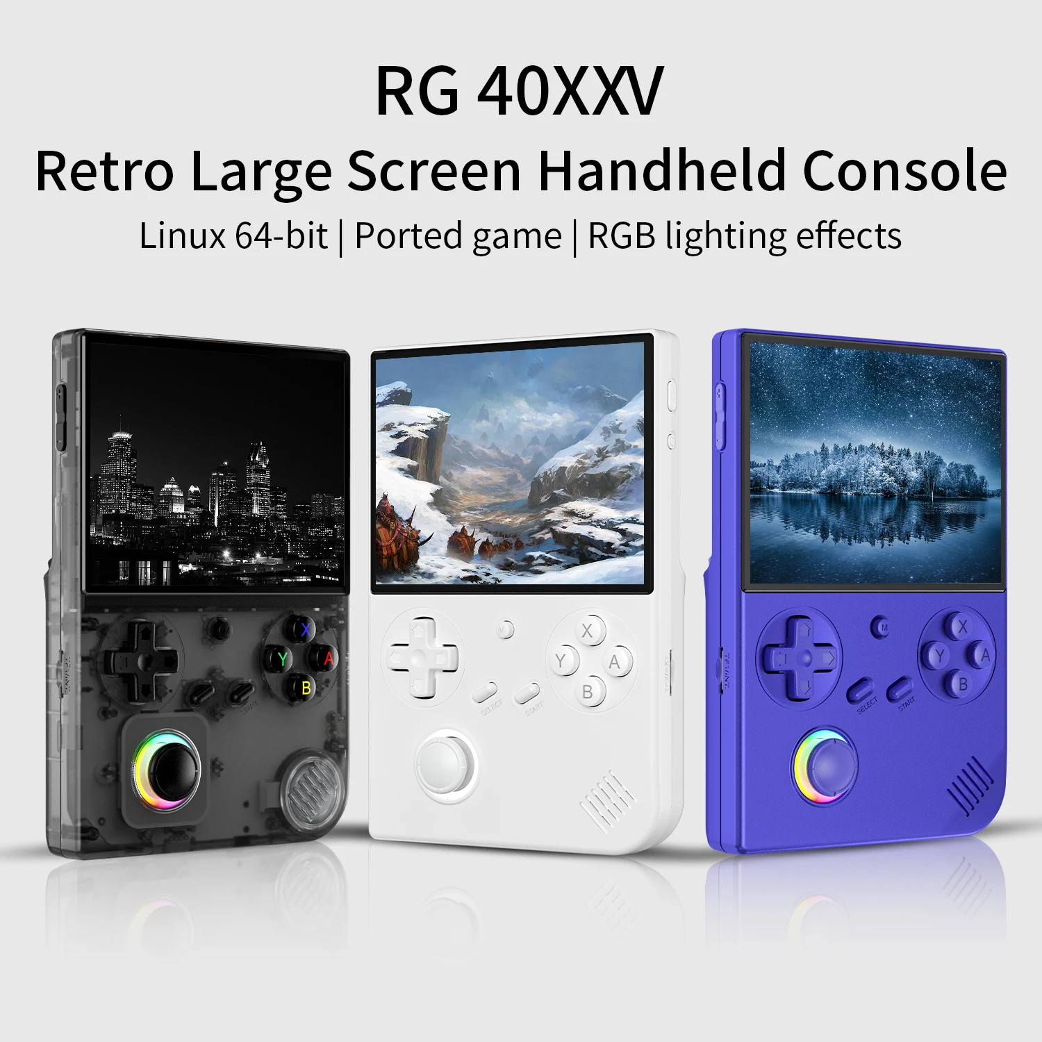 ANBERNIC RG40XXV Portable Retro Game Console - 4.0'' IPS Screen