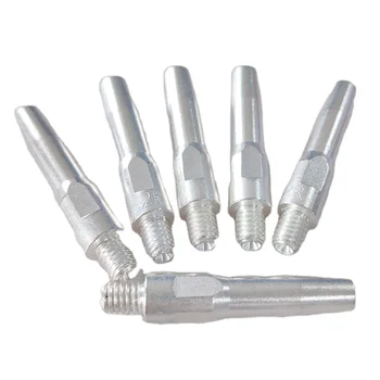 HDS Sliver Coated M6x45 Contact Tip 1.2 Weld Contact Tube MIG Welding High Quality OTC Type Durable Silver Plated Contact Tip