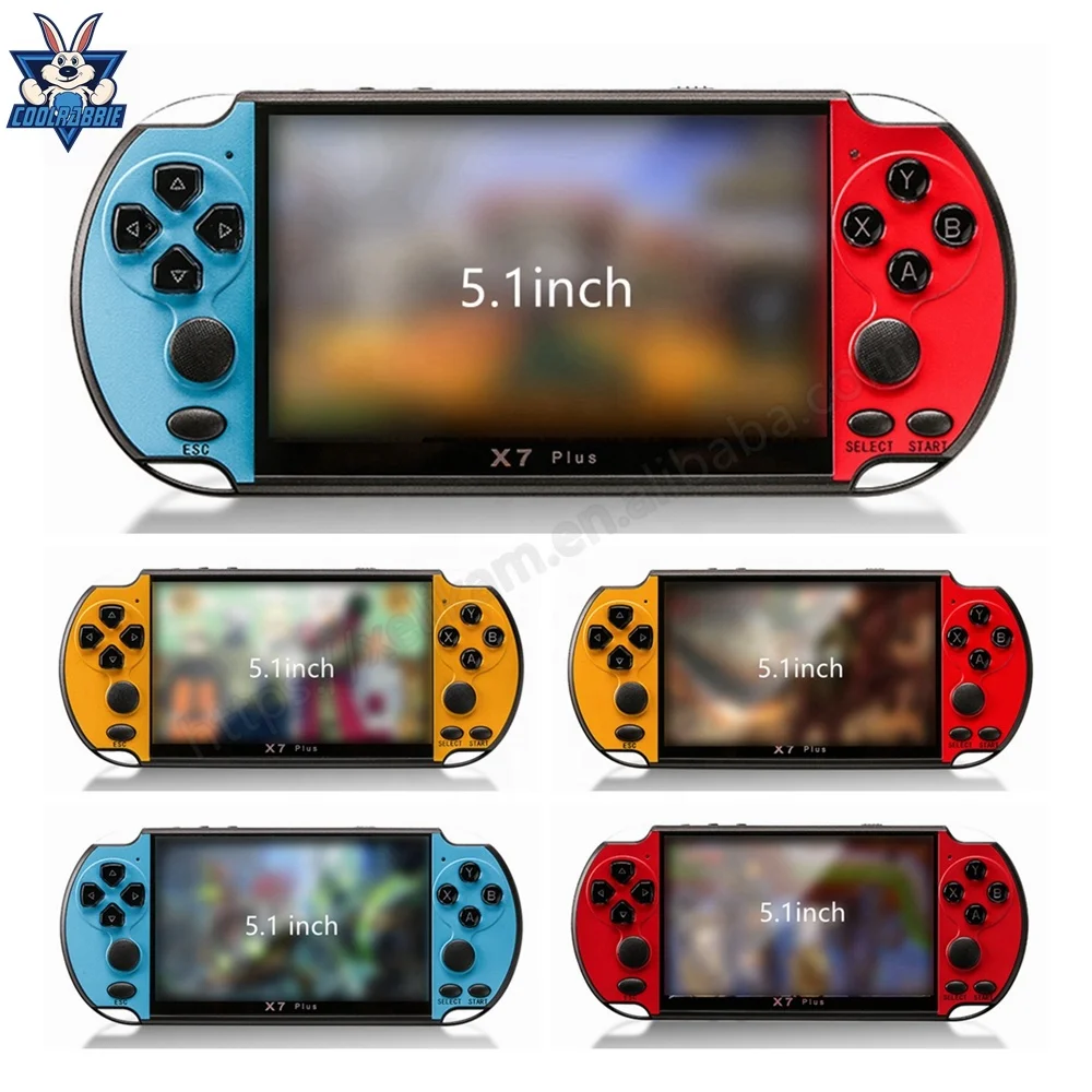 Coolrabbie 2023 X7 Plus 64 Bit - Portable Retro Game Console