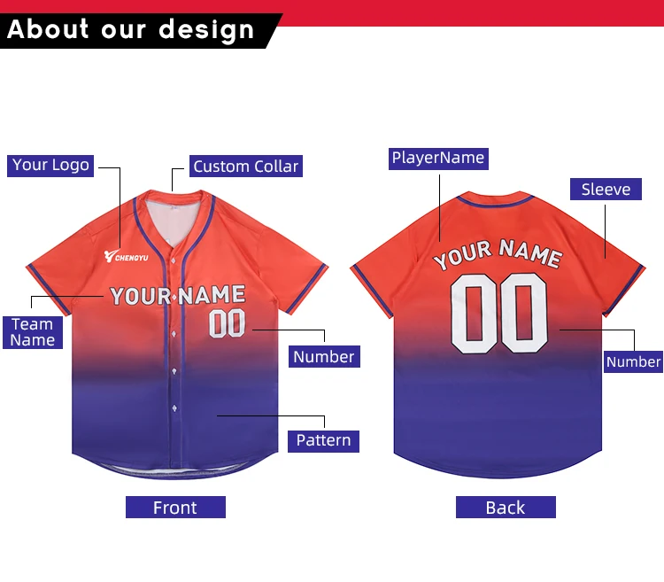 Wholesale Custom Mesh Blank Baseball Jersey Quick Dry Hip Hop Baseball Shirts Wear 3D Printed Oversi