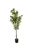 Árbol de limón artificial de un solo tallo de 1,6 m