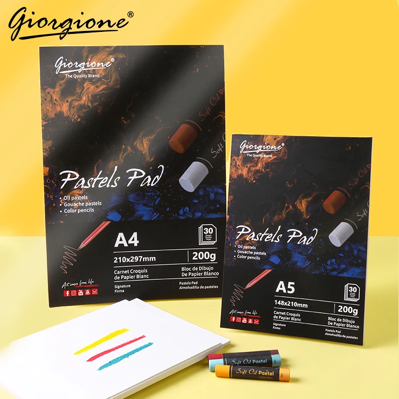 Oil Pastel Paper, Watercolor Paper Pure Wood Pulp Drawing Paper With Glossy Hand - View #10