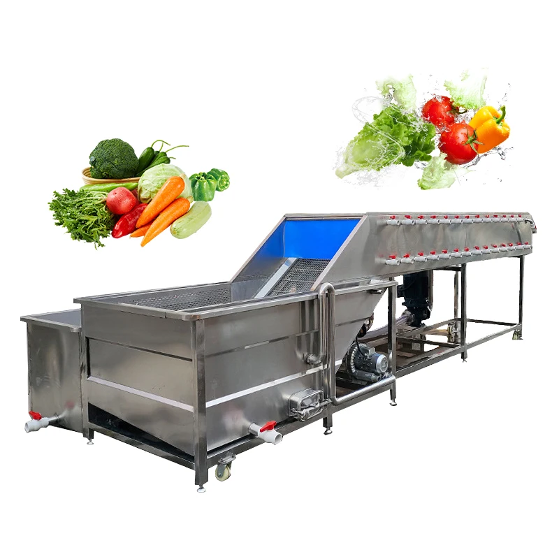Electric Multifunction Bubble Celery Washing Machine Red Chili Washing Machine Cabbage Leaf Vegetable Washing Machine
