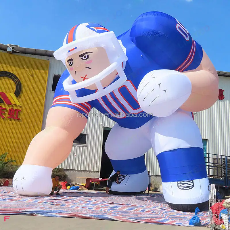 Giant Advertising Sportsman Balloon,Inflatable Football/ Rugby Player