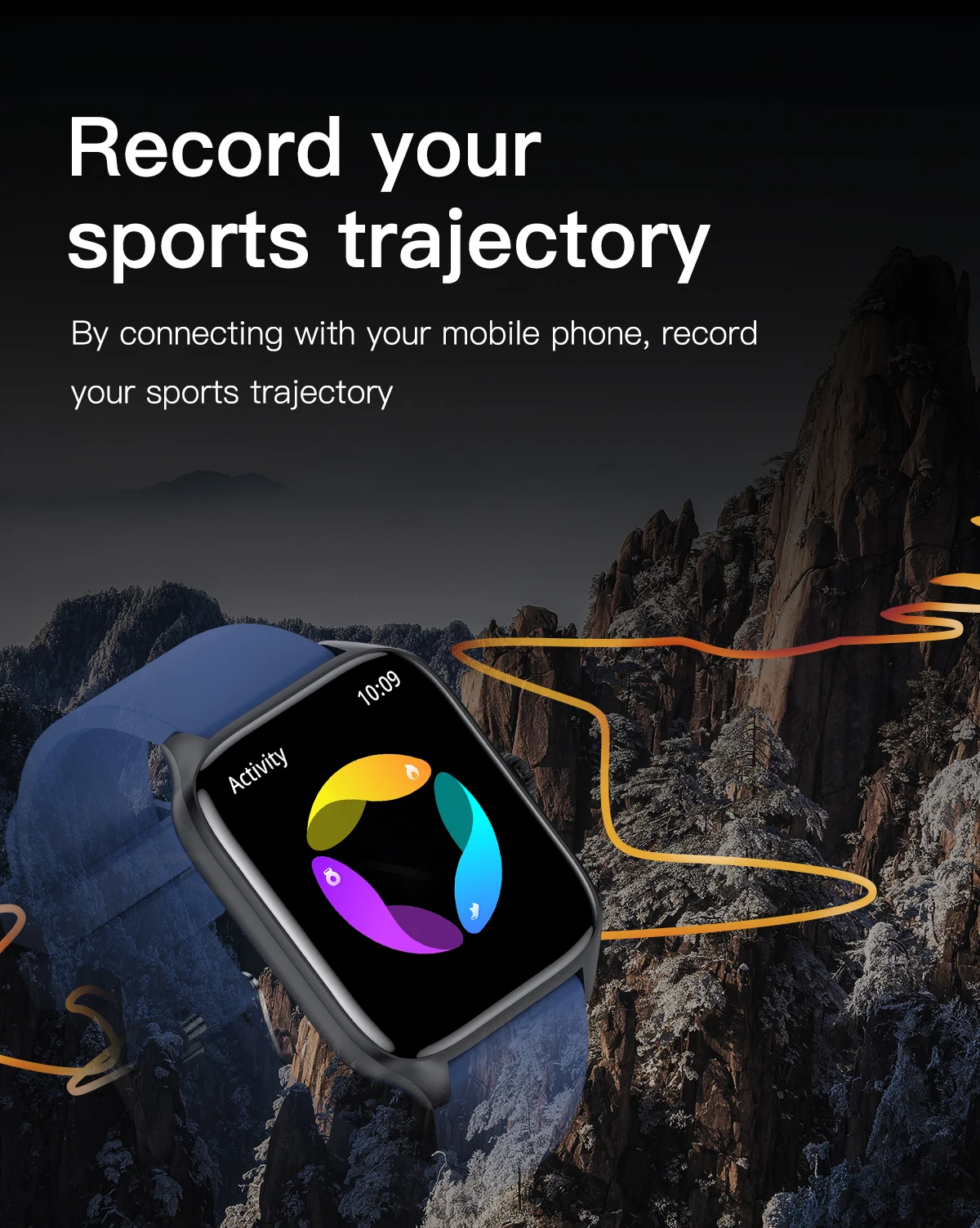 2023 New T19 Pro Big Screen Relojes Smart Watch 1.96 Inch Waterproof