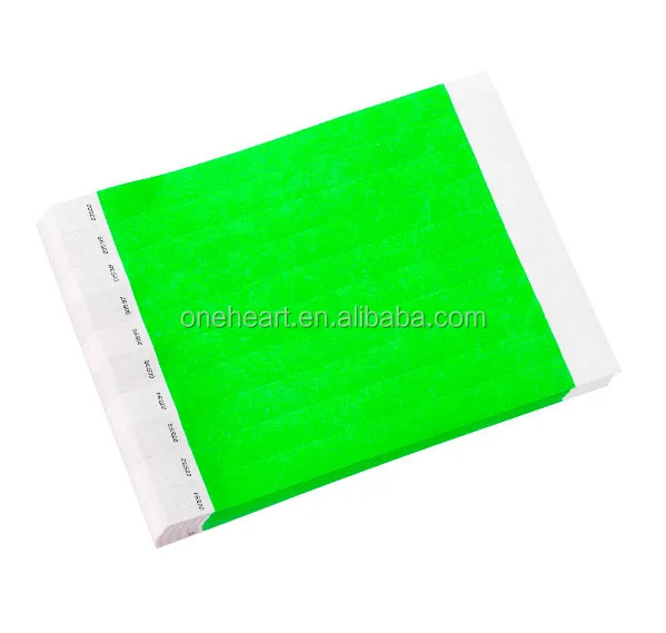 Tyvek Paper Wristband Roll/waterproof Tyvek Paper Wristbands/inkjet ...
