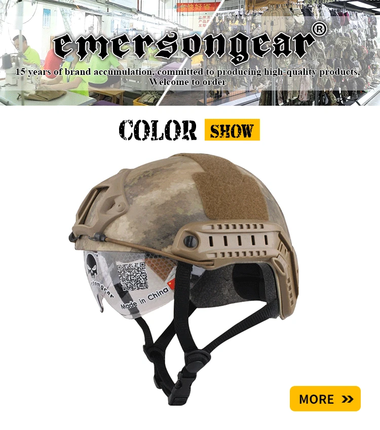 Emersongear Outdoor Shooting Helmet Tactical Combat Fast Protective