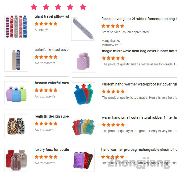 hot selling manufacture winter warm custom logo 2000ml rubber pvc hot water bottle bag plush cover