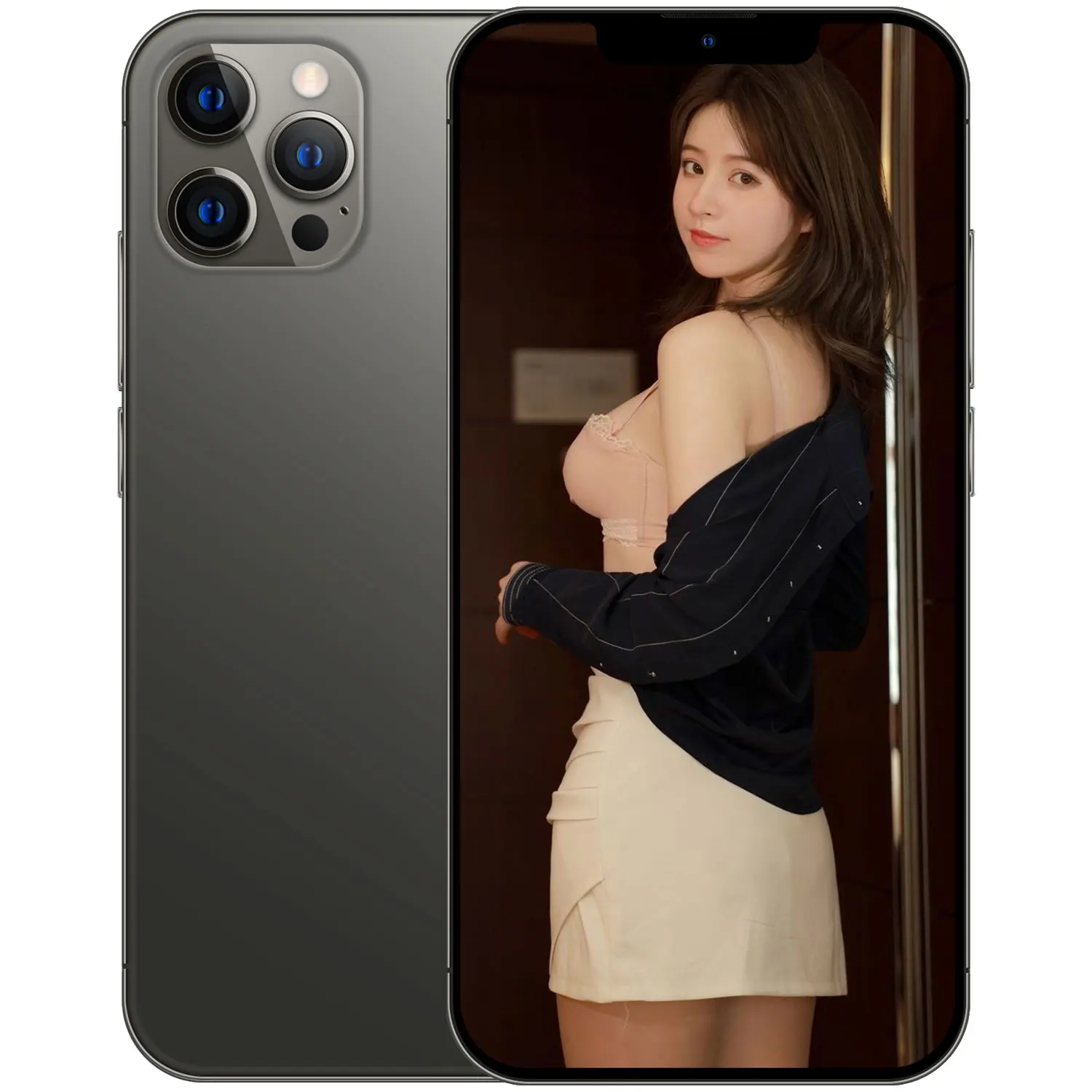 2021 оригинальный i12 Pro Max 6,7 дюймов MTK6799 Android10.0 смартфонов 12GB + 512GB 5G телефон 5600 мАч Power Bank мобильный телефон