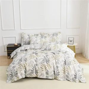 Designer Cotton Fabric Bed Sheet Quilt Cover Set Printed Bedding Sets Custom