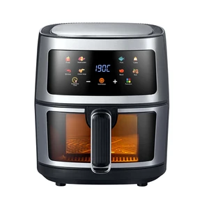 2023 New Style Electric Air Fryer Oven 4.5L Square PFA 6L 8L LCD Display Household Commercial Use Cheap Air Fryer Oven