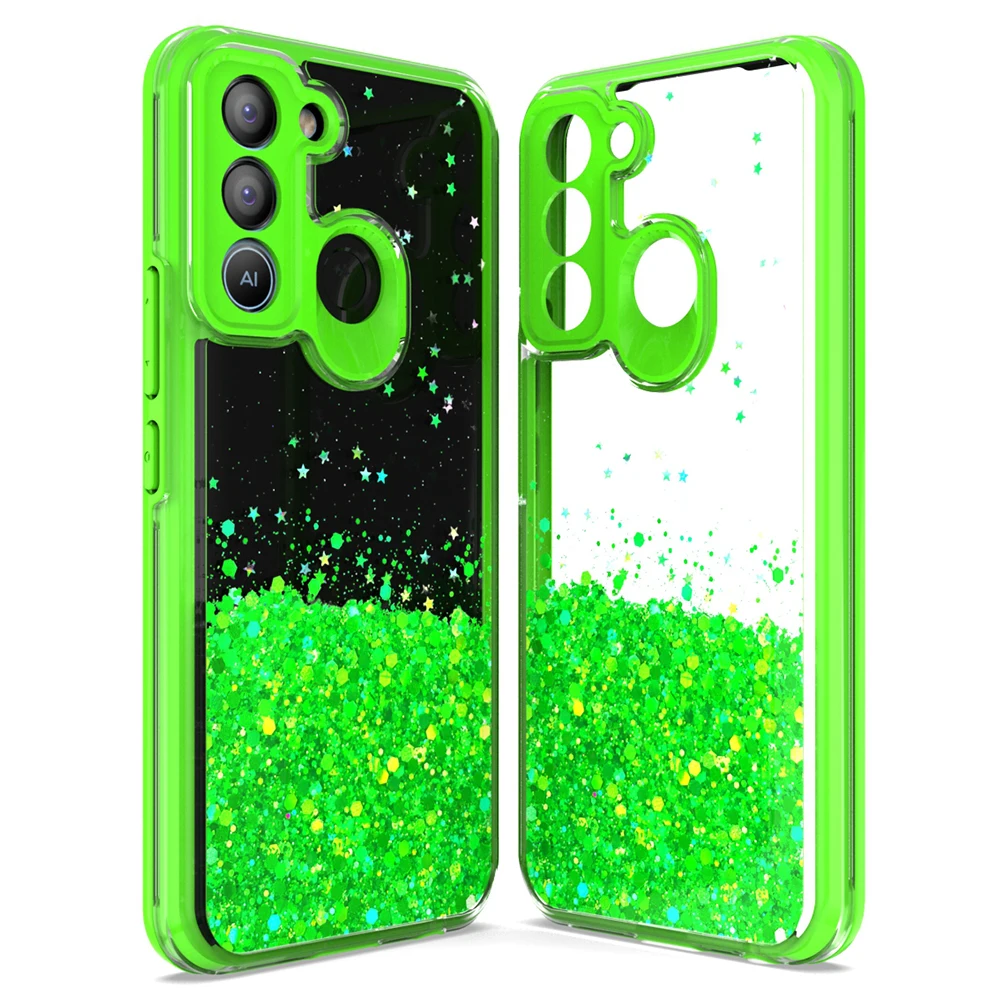 Oem All Round Protection Cheap Mobile Anti Shock Heat Transfer Glitter