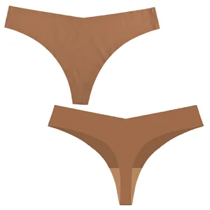 Seamless Underwear Customize Women Low Rise Sexy Invisible Women Panties Thong Panties for Women