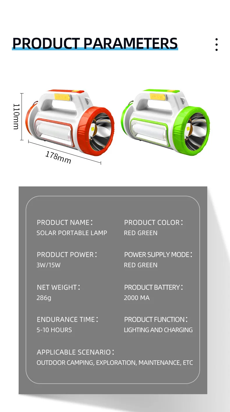 Solar Flashlight