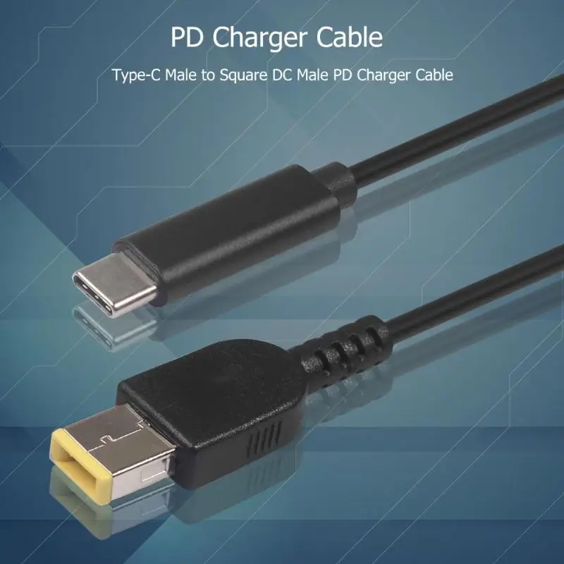USB Type-CPD充電ケーブルコード1.5mスクエアDC電源アダプター