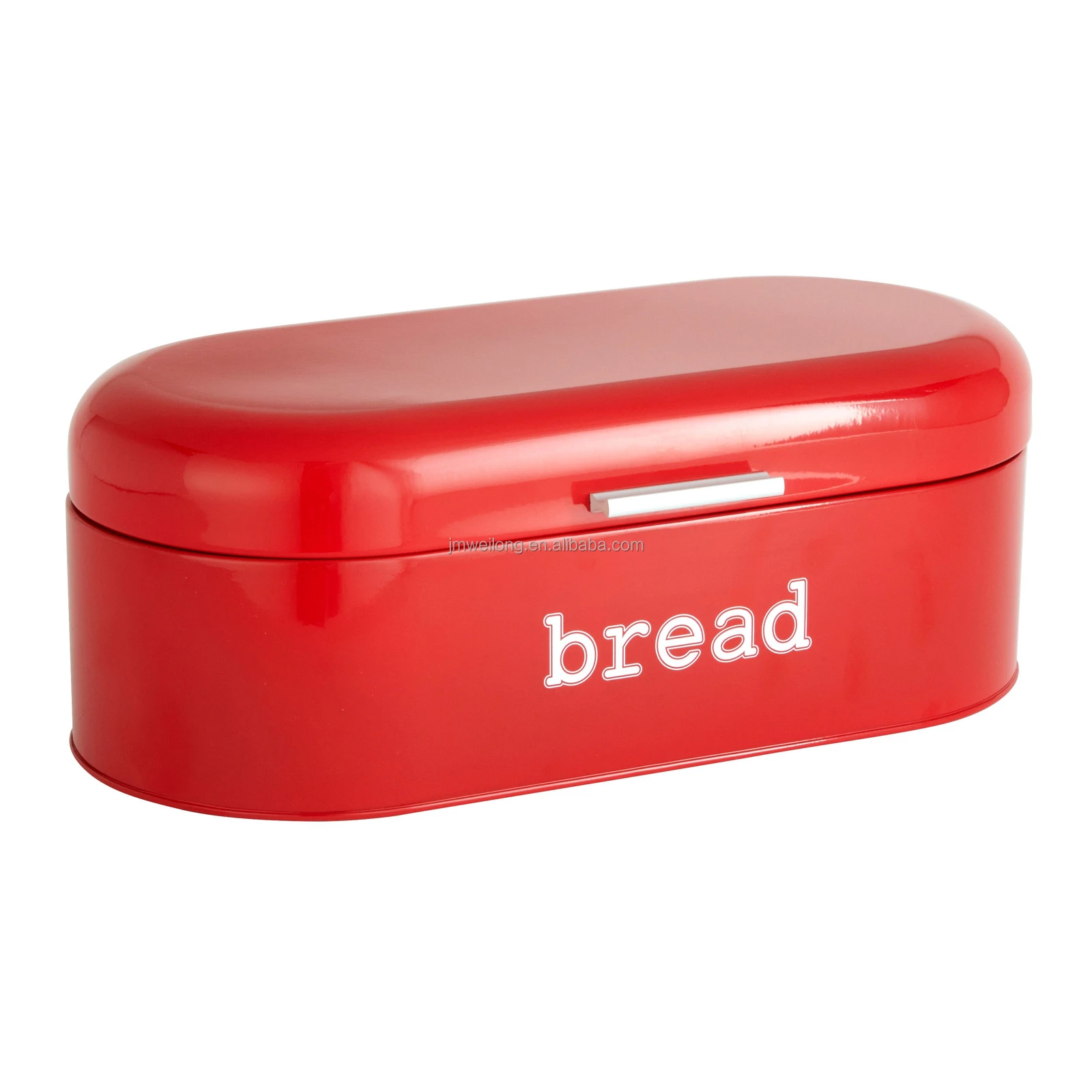 Home Metal Bread Box Kitchen Counter Dry Food Storage Container Large