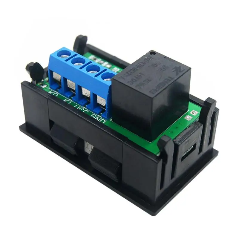 Dual Display Time Relay Module DC 12V Time Delay Relay Mini LED Digital ...