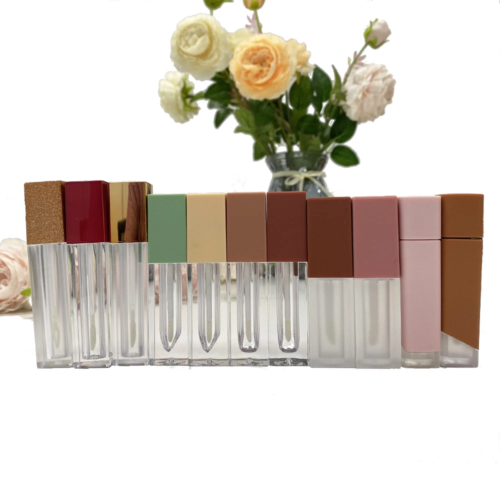 Hot sale vegan own brand lipgloss round containers romantic beauty matte lip gloss