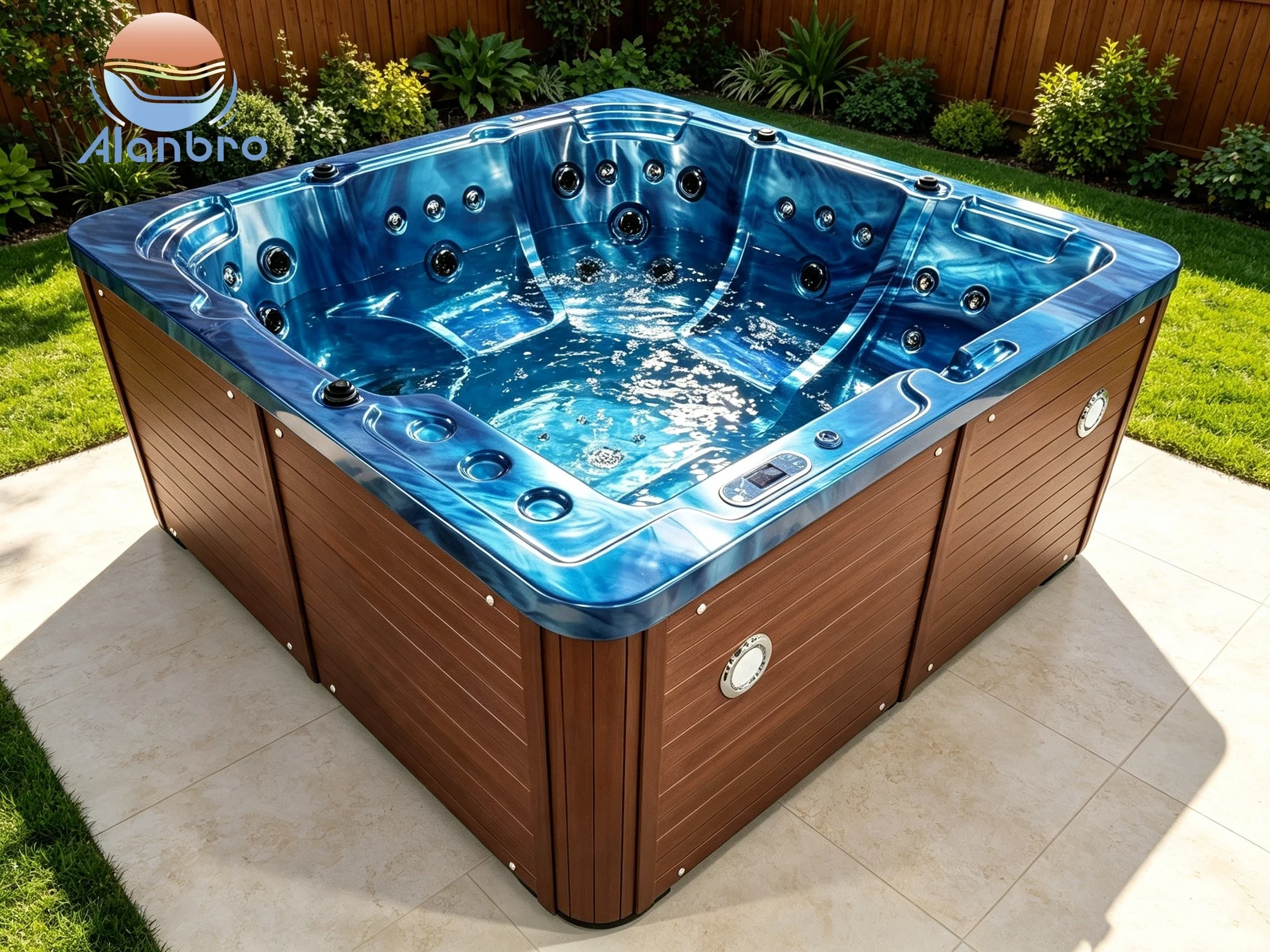 SPASHAN BOB32 ６個 5-6 Person Garden Massage Jakuzi Spa Bath - Large Whirlpool