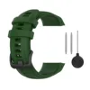 Fibbia nera+cinturino verde scuro