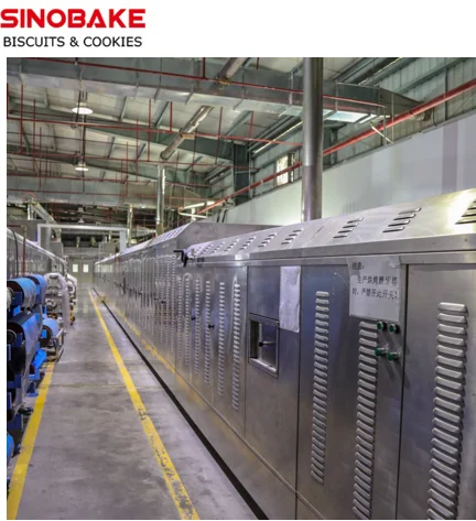 SINOBAKE Full Automatic Biscuit Making Machine Soft and Hard Biscuits Plant Biscuits Machine Maker