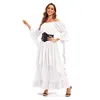 6901 White Skirt with Belt