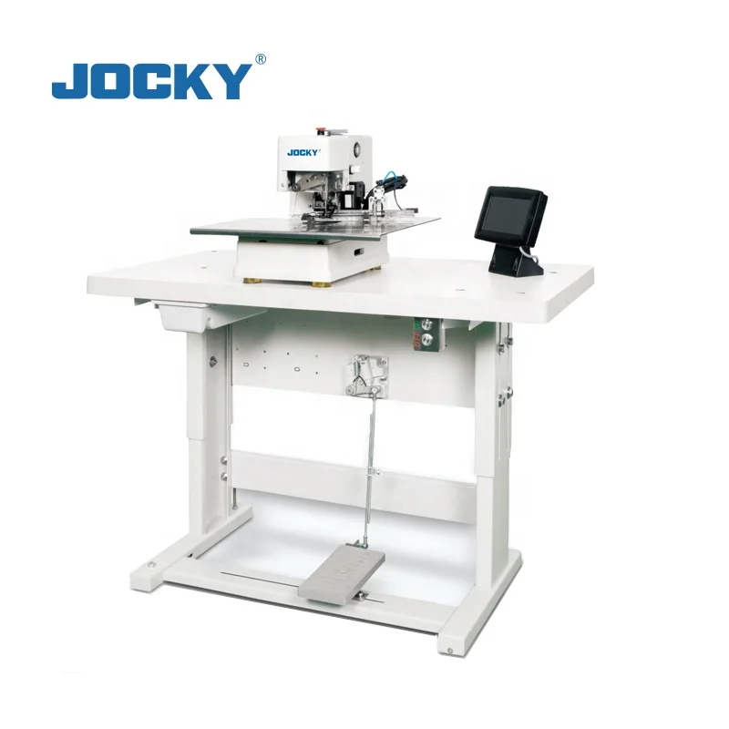 JK-6000S компьютеризированная имитация кнопка отверстие швейная машина