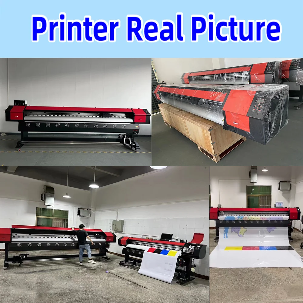 Large Wide Format 3.2m Eco Solvent Printer I3200 Xp600 Eco Solvent Plotter for Vinyl Canvas Banner Printing Machine manufacture