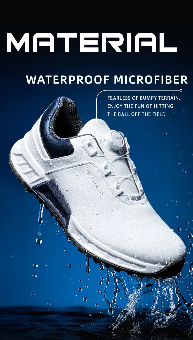 PGM XZ432 Men's Waterproof Golf Shoes Anti-Slip Comfort Soft Sole