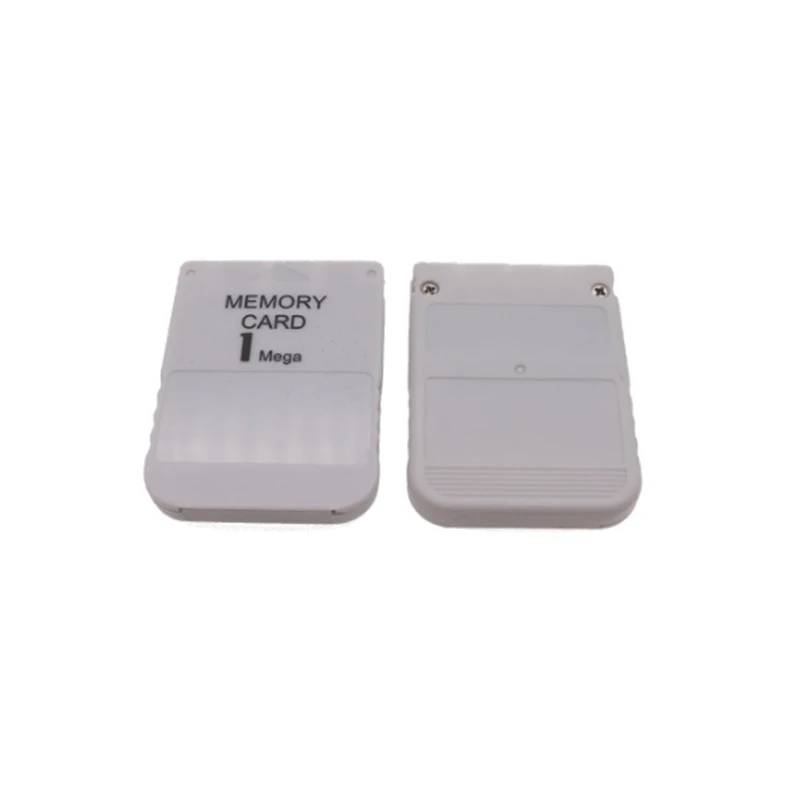 PS1 Memory Card 1 Mega Memory Card for PS 1 PS1 PSX Game Useful Practical Affordable White 1M 1MB