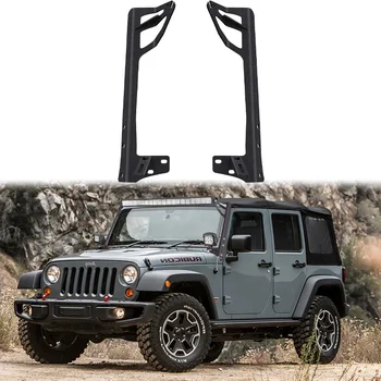 Car Auxiliary Light Mount Bracket Windshield Light bar Bracket 50 Inch Led Light bar Mount Bracket for jeep wrangler JK