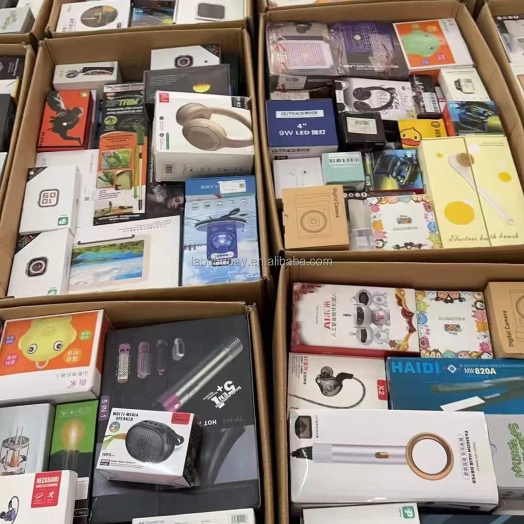 HUGE PACK Electronic Products Mystery Box – Used, Bluetooth, Camera, Hard Drive, Speakers – Apple/Dell/Universal