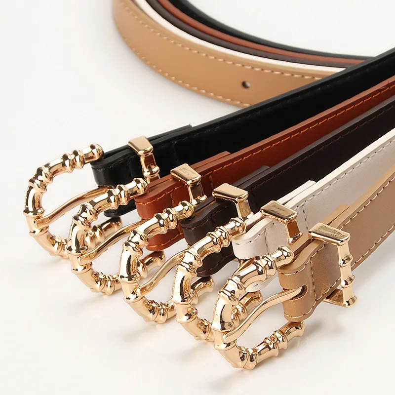 Buy Jeans Belt,Gold Bamboo Buckle Belt 