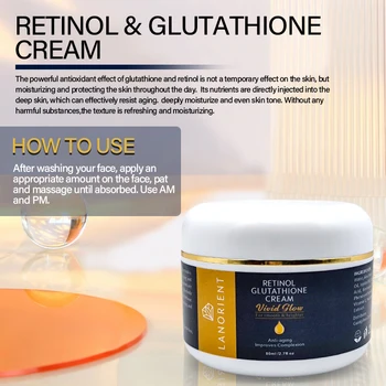 Private Label LANORIENT Retinol Skin Whitening Set Vitamin C Facial Skin  Care Products Are Suitable for All Skin Types