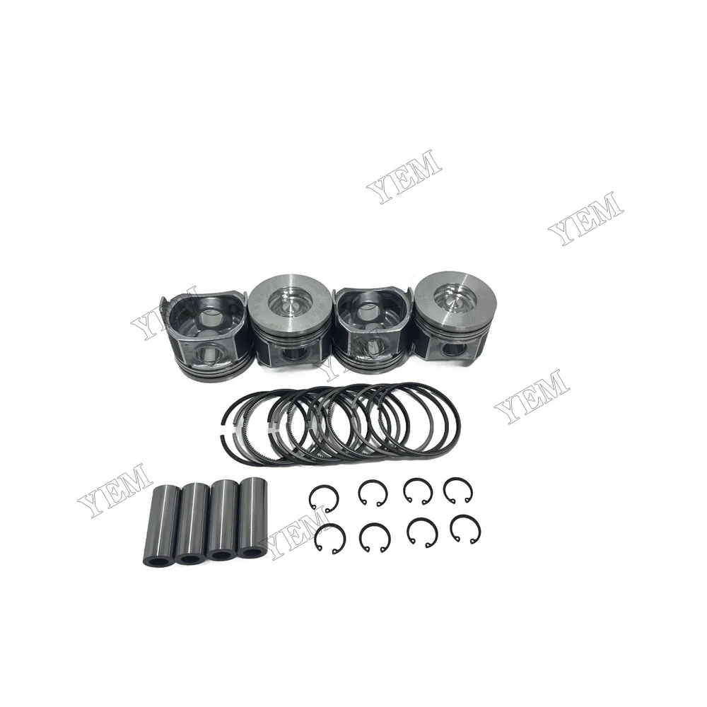 4set V2607 V2607-T-DI V2607-T Piston Kit w Ring Set for Kubota Engine 1J700-2111 2