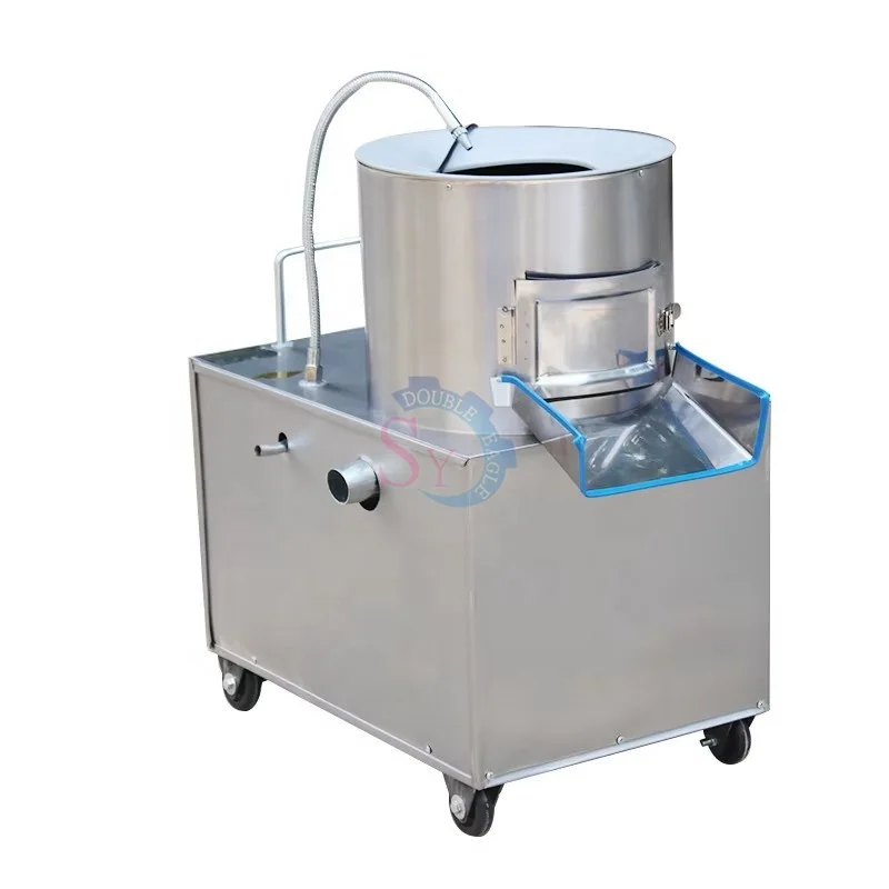 350 Commercial Stainless Steel Automatic Potato Peeler Machine With High Efficiency - Image 2