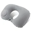Flocking u pillow-light gray