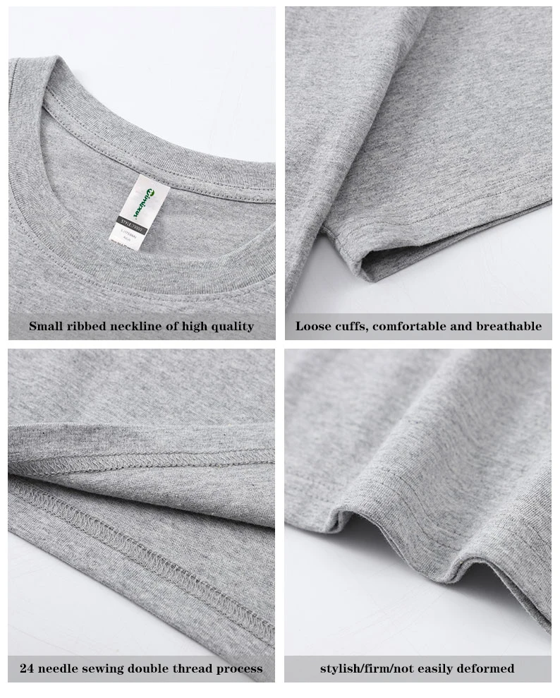 High Quality 100% Cotton Blank T-shirts Wholesale Heavyweight Oversized ...