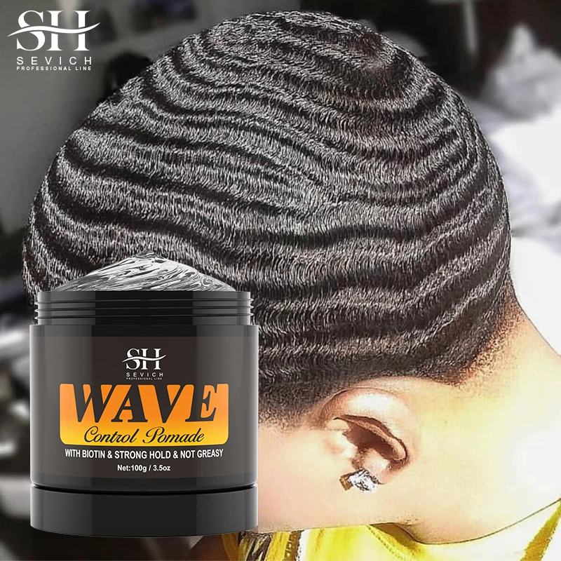 Hair Styling Wax Private Label 360 Styles Wave Pomade Extra Hold Firm