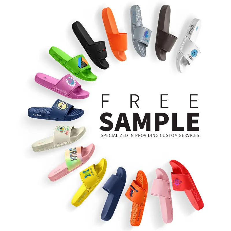 Мужские черные сандалии с логотипом