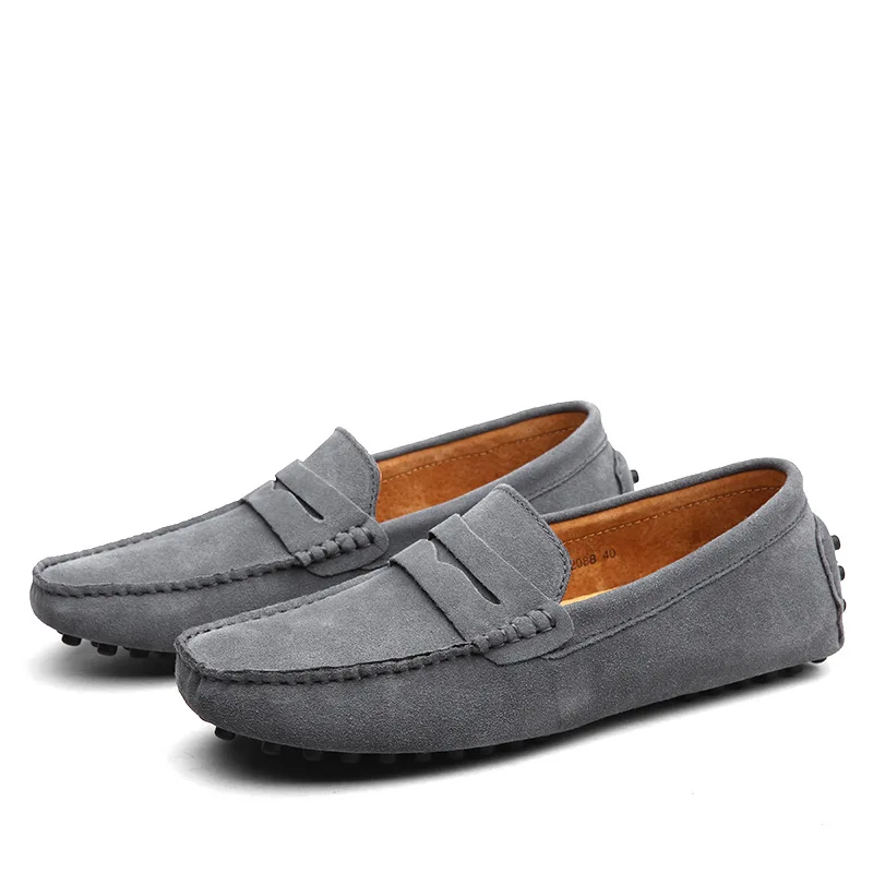Luis Vuitton Men’s Gray Suede Buckle Loafers, S8 Estate Loafer - Shoes 1AJCH9 | LOUIS VUITTON main image 4
